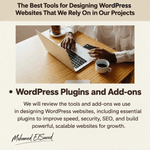 WordPress tools and plugins used for professional website development