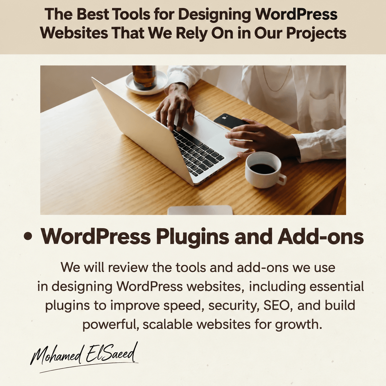 WordPress tools and plugins used for professional website development