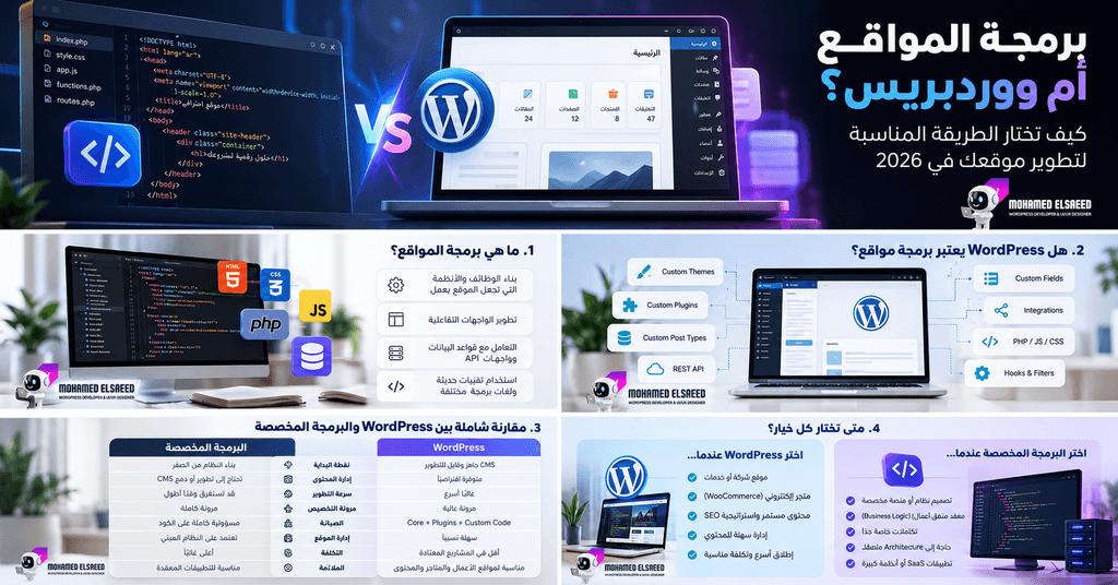 ماذا عن الأمان: WordPress أم البرمجة الخاصة؟